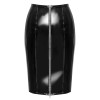 Vinyl Skirt Zip black