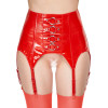 Vinyl Suspender Straps red