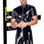 Men's Short Vinyl Playsuit