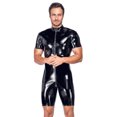 Men's Short Vinyl Playsuit