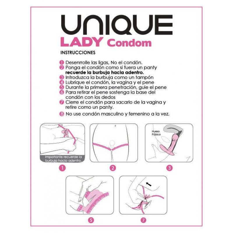  Lady Female Condoms No Latex 3 pcs