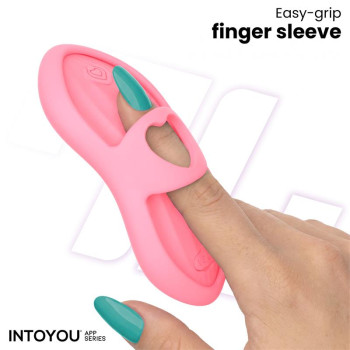  Laia Heated Finger Vibrator and App Pink