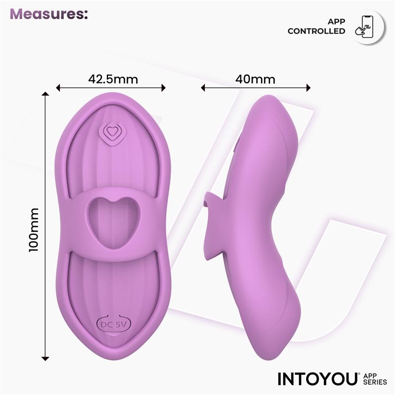  Laia Heated Finger Vibrator with App Lavender