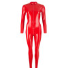 Latex Catsuit red