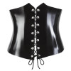 Latex Waist Cincher black