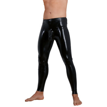 Men's Latex Leggings Sleeve