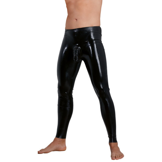 Men's Latex Leggings Sleeve