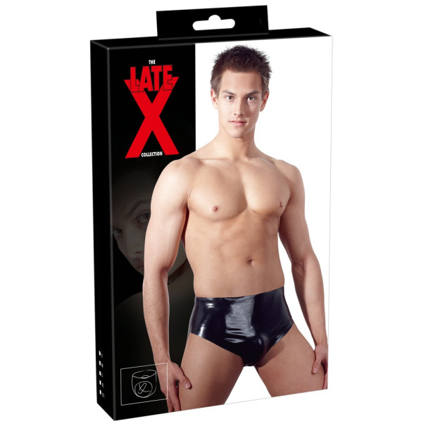 Men's Latex Briefs with Plug