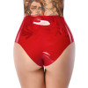 Latex Briefs red