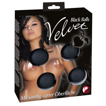 Velvet Black Balls 4pcs