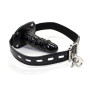  Locking Long Penis 10 cm Gag Ball Black