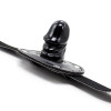  Locking Short 5 cm Penis Gag Ball Black