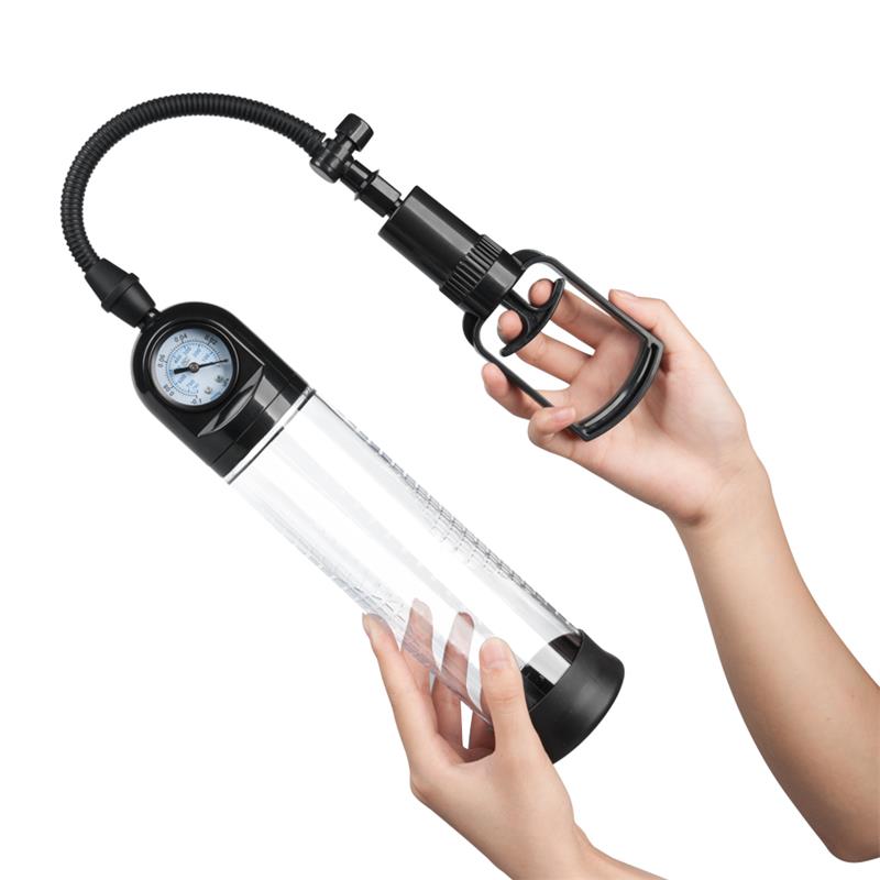  Manual Penis Pump with Valve PSX03 Crystal