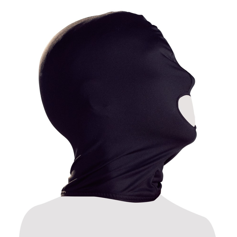Head mask mouth black BK