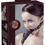 Imitate leather dildo gag