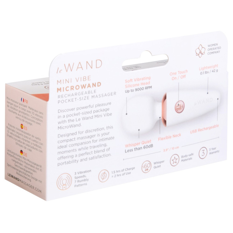 le Wand Mini Microwand White