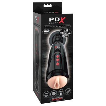 PEE Dirty Talk Starter Stroker