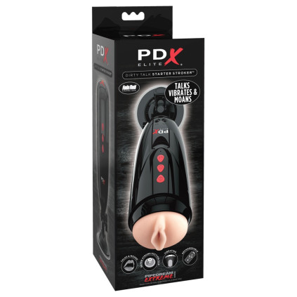 PEE Dirty Talk Starter Stroker