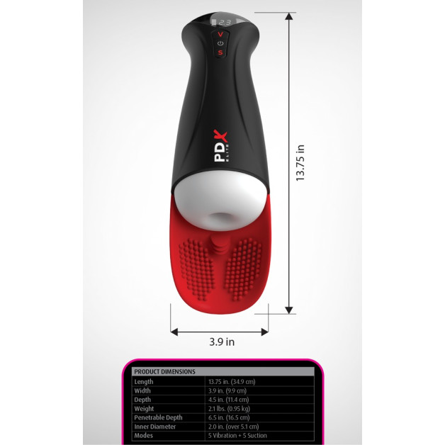 PDXE Fap-O-Matic Pro XL White