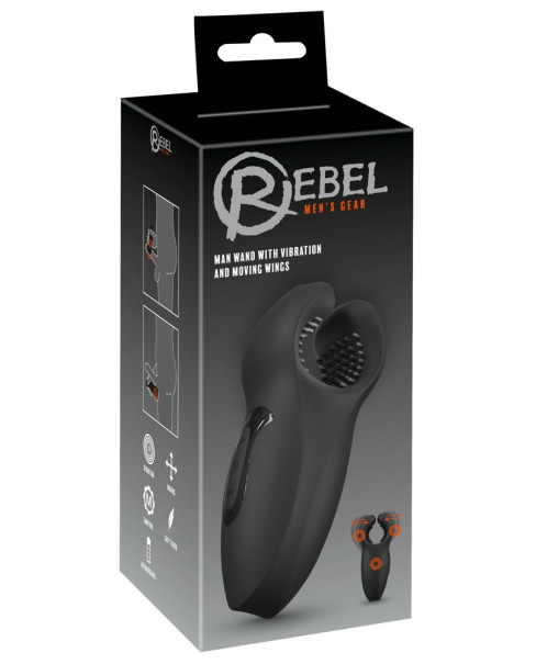 Rebel Man Wand w Moving Wings