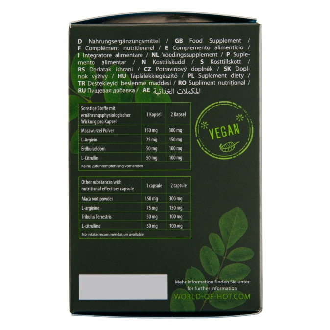 HOT BIO Moringa Man Caps 60pcs