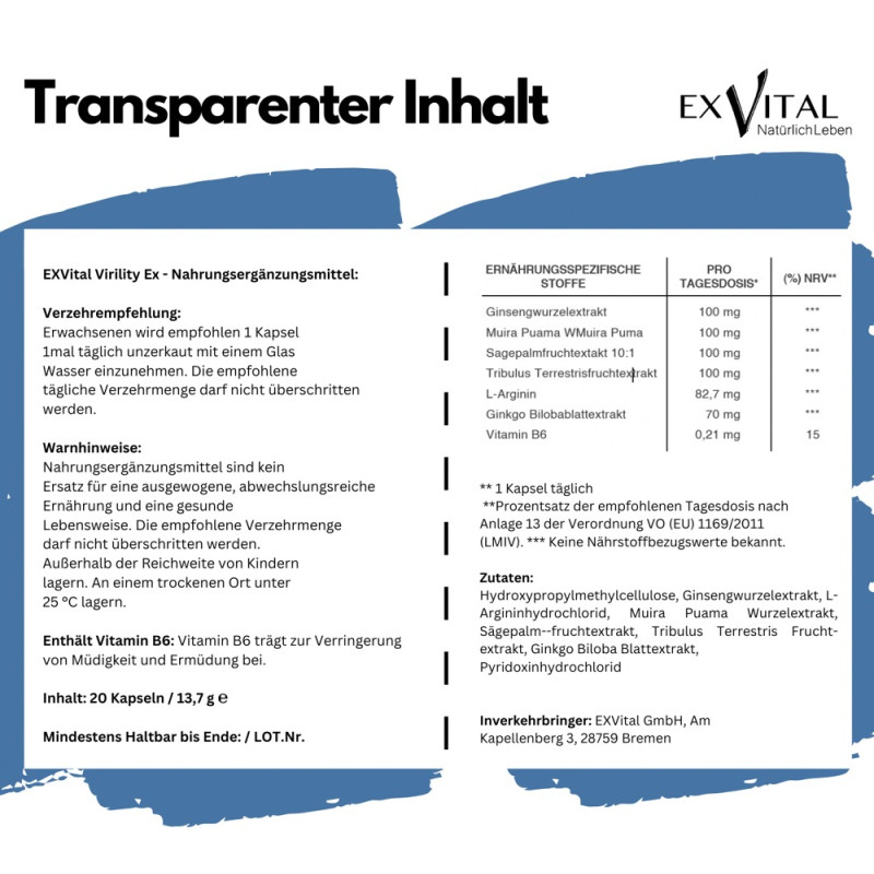 Virility Ex Pack of 20