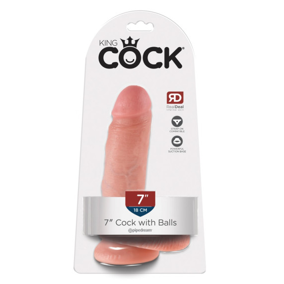 King Cock with balls 7 inch