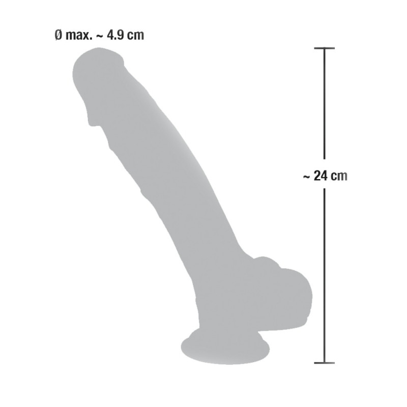 Medical Silicone Dildo 24 cm
