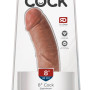 King Cock 8 inch Tan