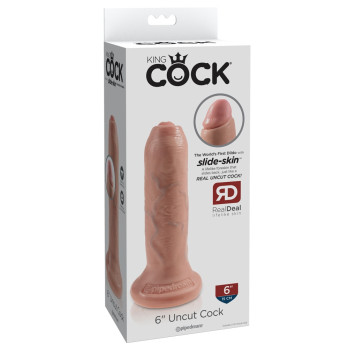 King Cock 6in. Uncut - Flesh