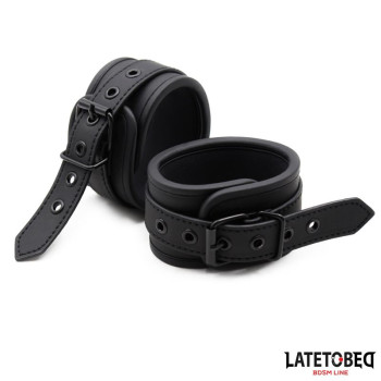 Neoprene Handcuffs Black