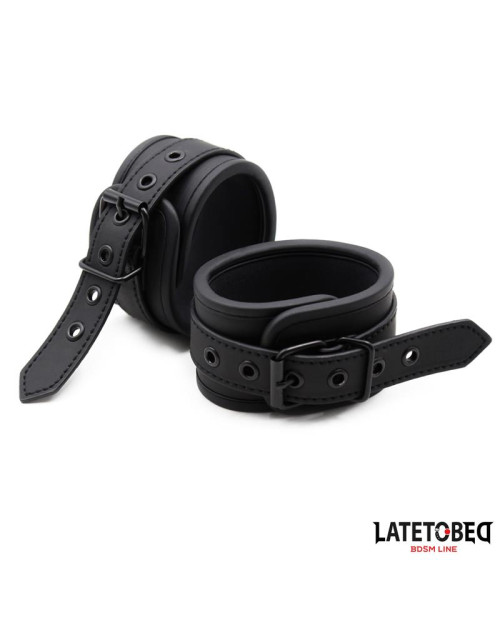  Neoprene Handcuffs Black