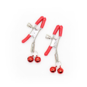  Nipple Clamp with Bell Metal Red