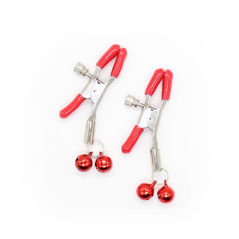  Nipple Clamp with Bell Metal Red