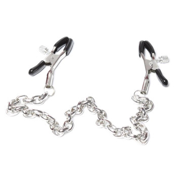  Nipple Clamps with Chain Metal