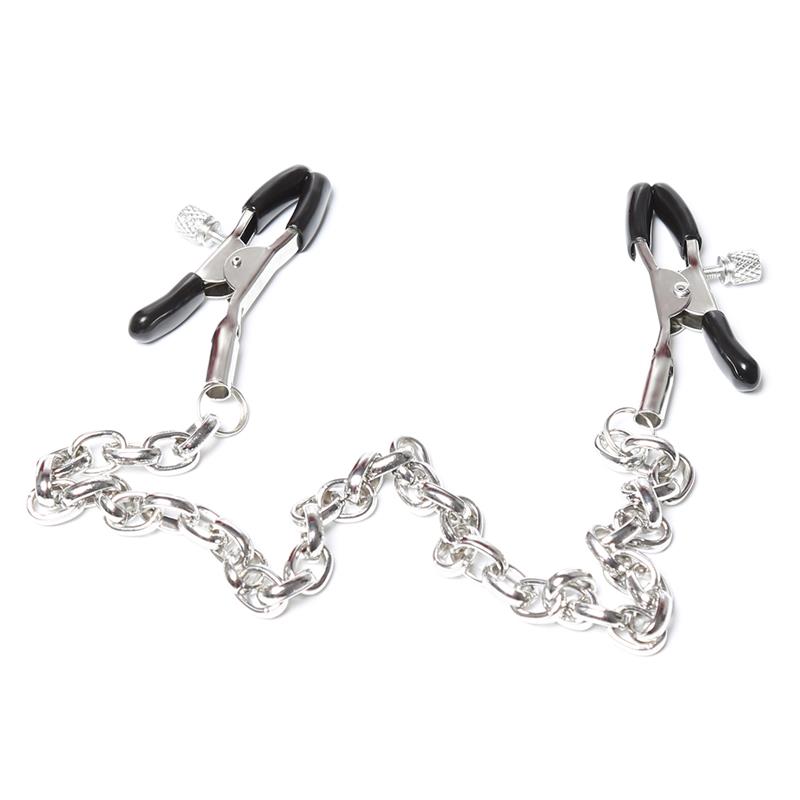  Nipple Clamps with Chain Metal