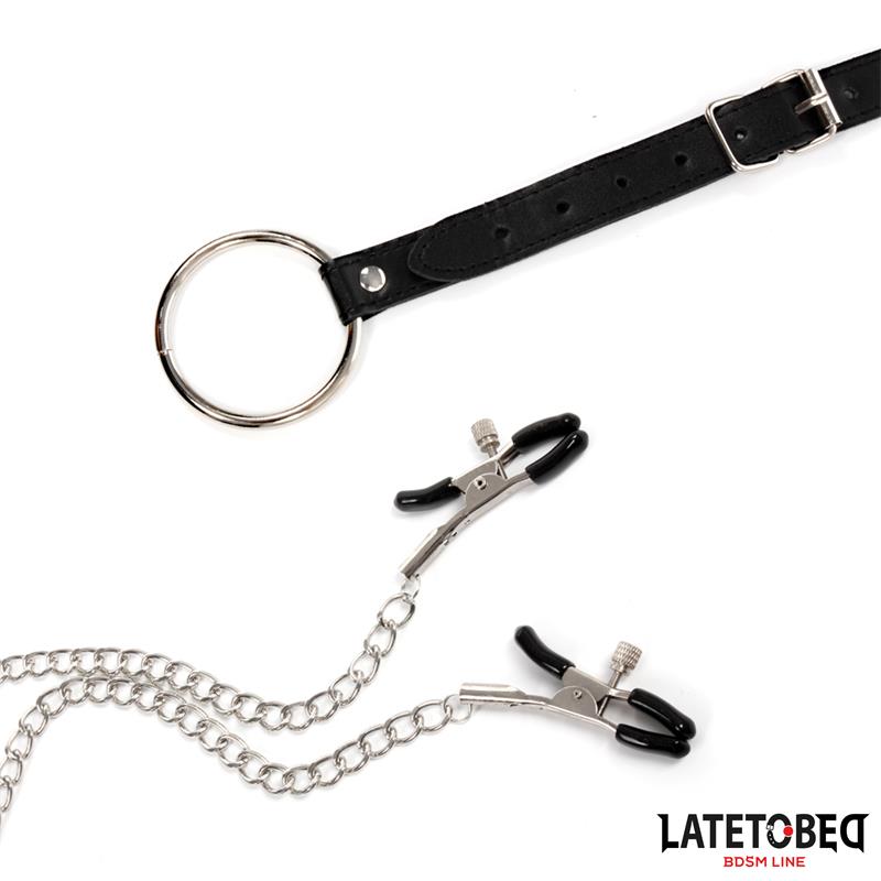  Nipple Clamps With Penis Ring