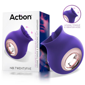  No. TwentyFive Licking Tongue and Vibrator Clitoris Massager