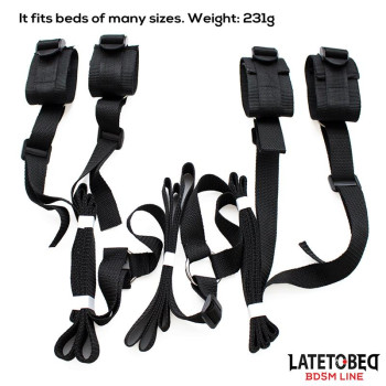  Nylon Bed Bondage Restraints System (without hook)