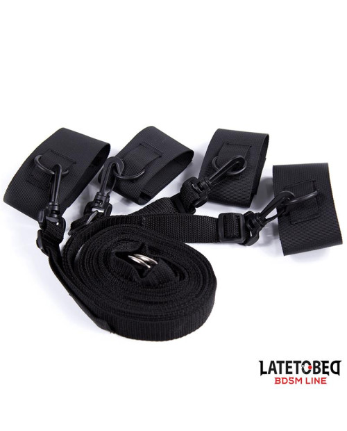  Nylon Velcro Bed Restraints with Plastic Hook