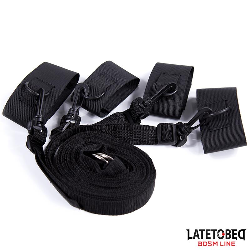 Nylon Velcro Bed Restraints with Plastic Hook