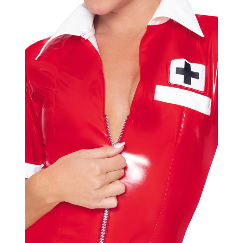 Vinyl Nurse red
