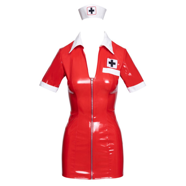 Vinyl Nurse red