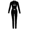 Vinyl Jumpsuit long