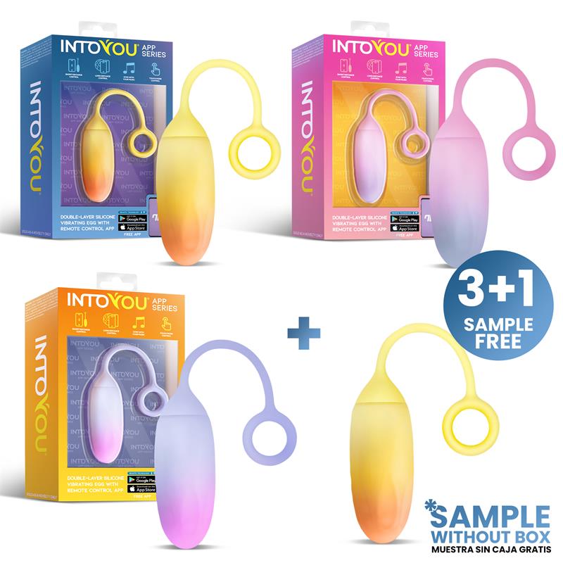  Pack Assorted 3 + Sample Double Layer Egg with APP
