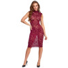 Lace Dress red