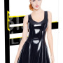 Vinyl Dress black