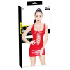 Vinyl Dress red