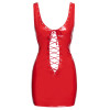 Vinyl Dress red