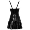 Vinyl dress flared